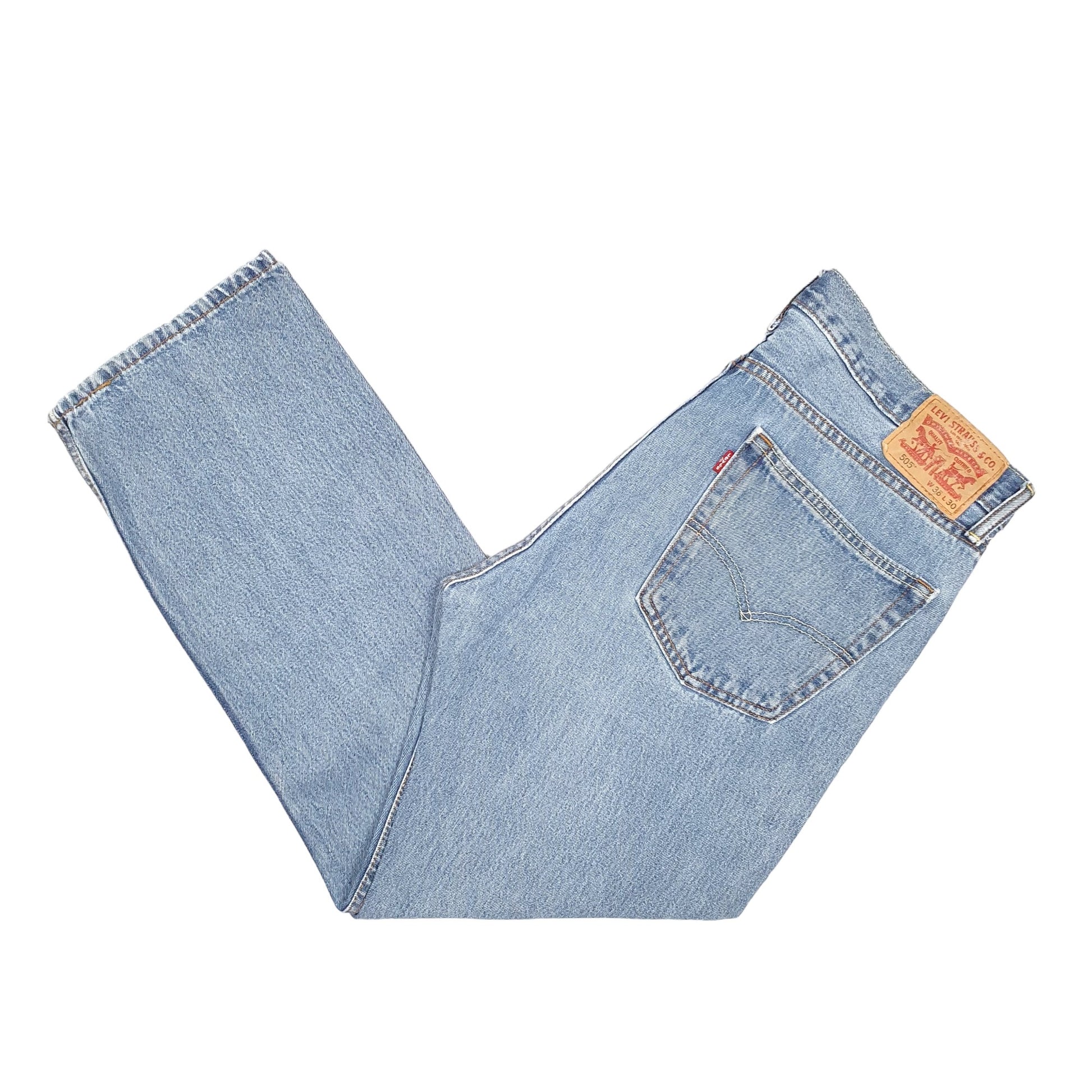 Mens Blue Levis  505 JeansW36 L30
