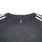 Womens Black Adidas  Crewneck Jumper