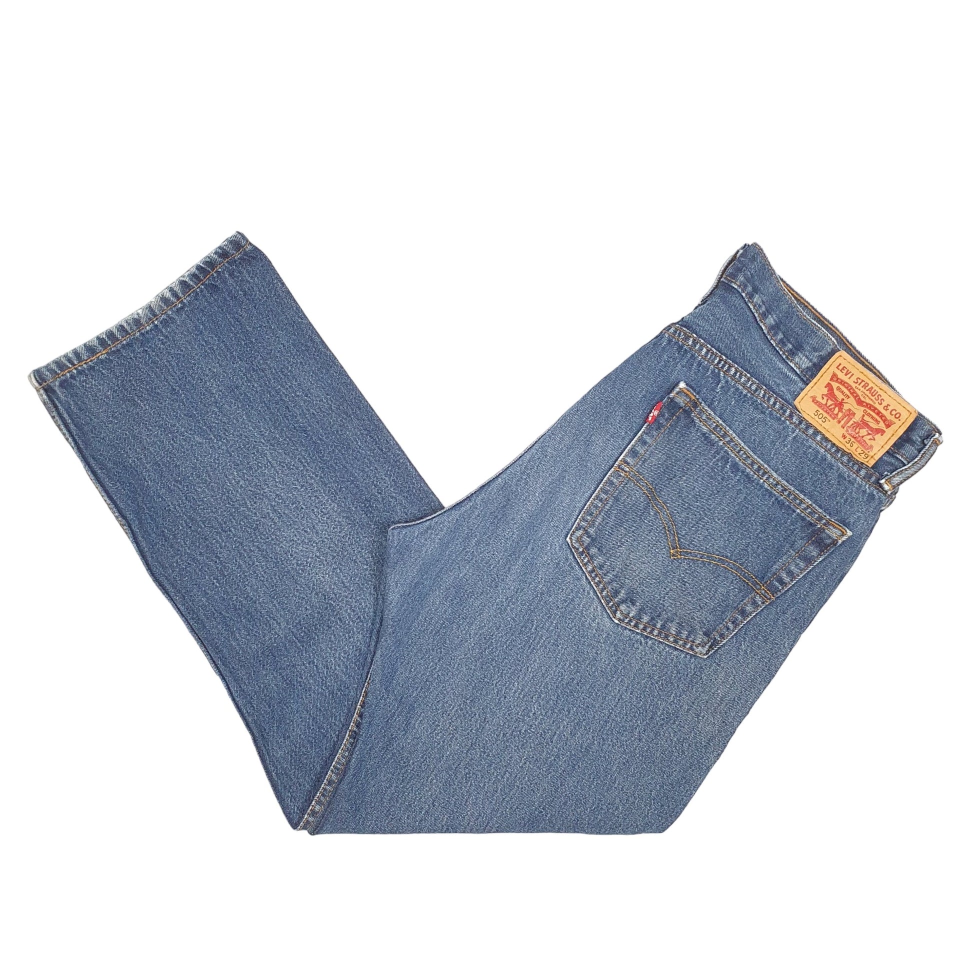 Mens Blue Levis  505 JeansW36 L29