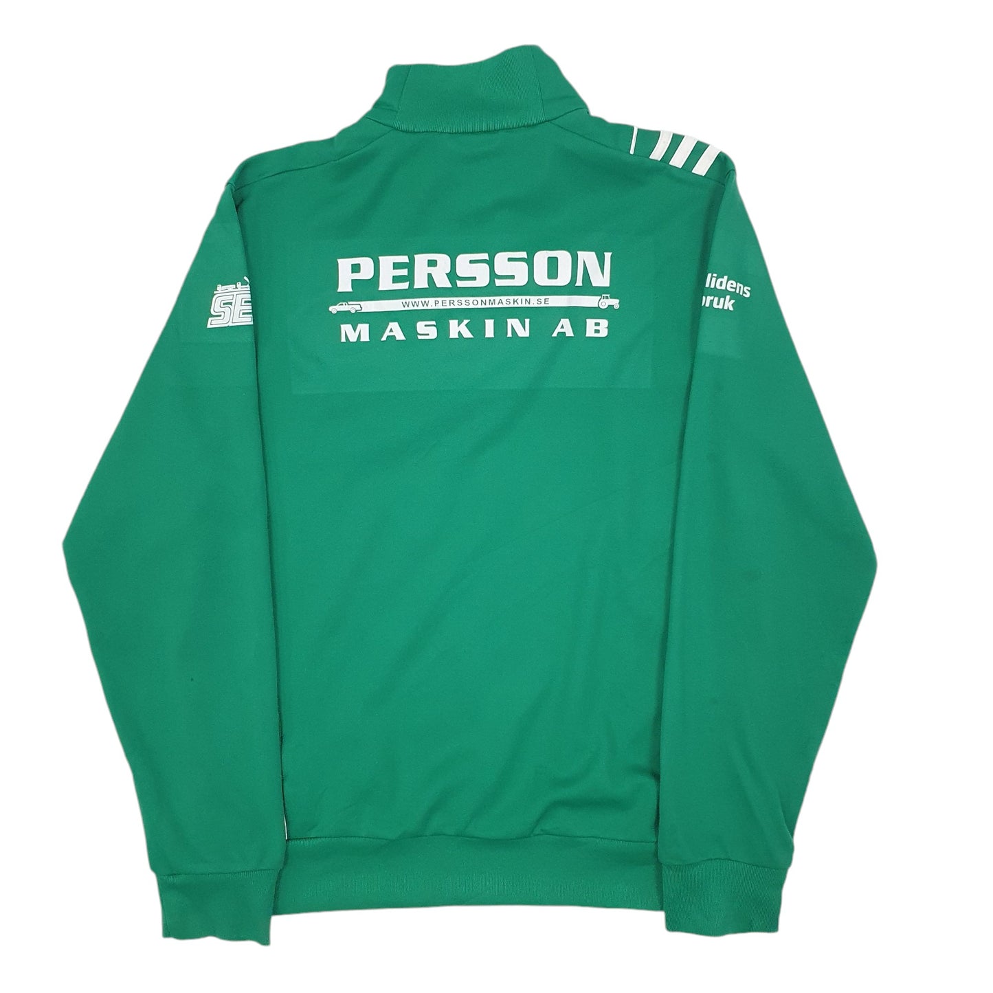 Mens Green Adidas SK Storm Crewneck Coat