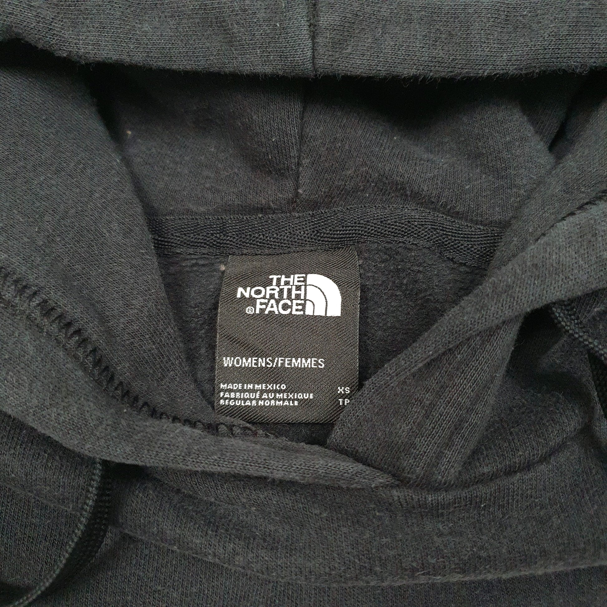 Womens Black The North Face Spellout Hoodie Jumper