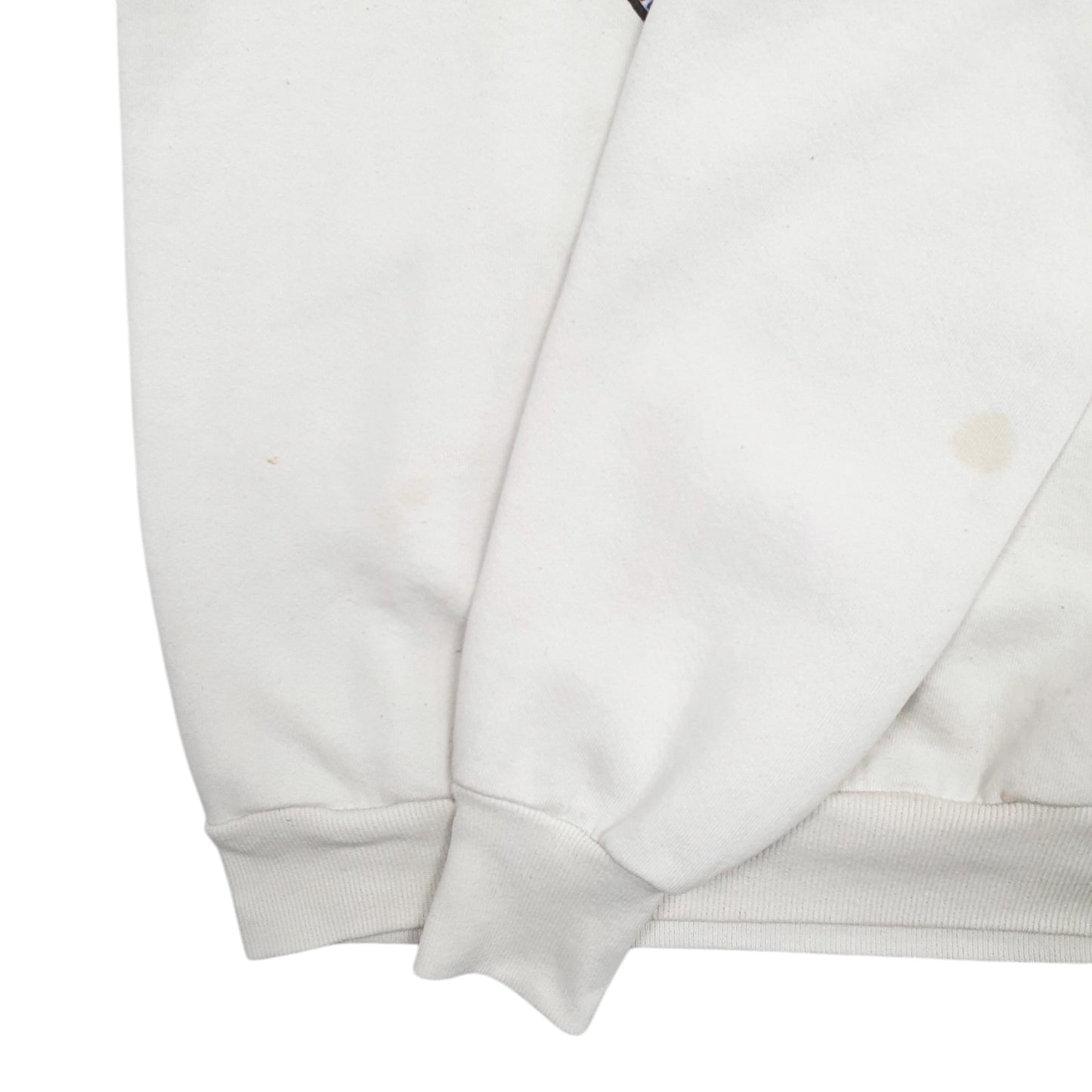 Mens White Disney Disney World Mickey Mouse Epcot Center Made In USA Vintage 90's Crewneck Jumper