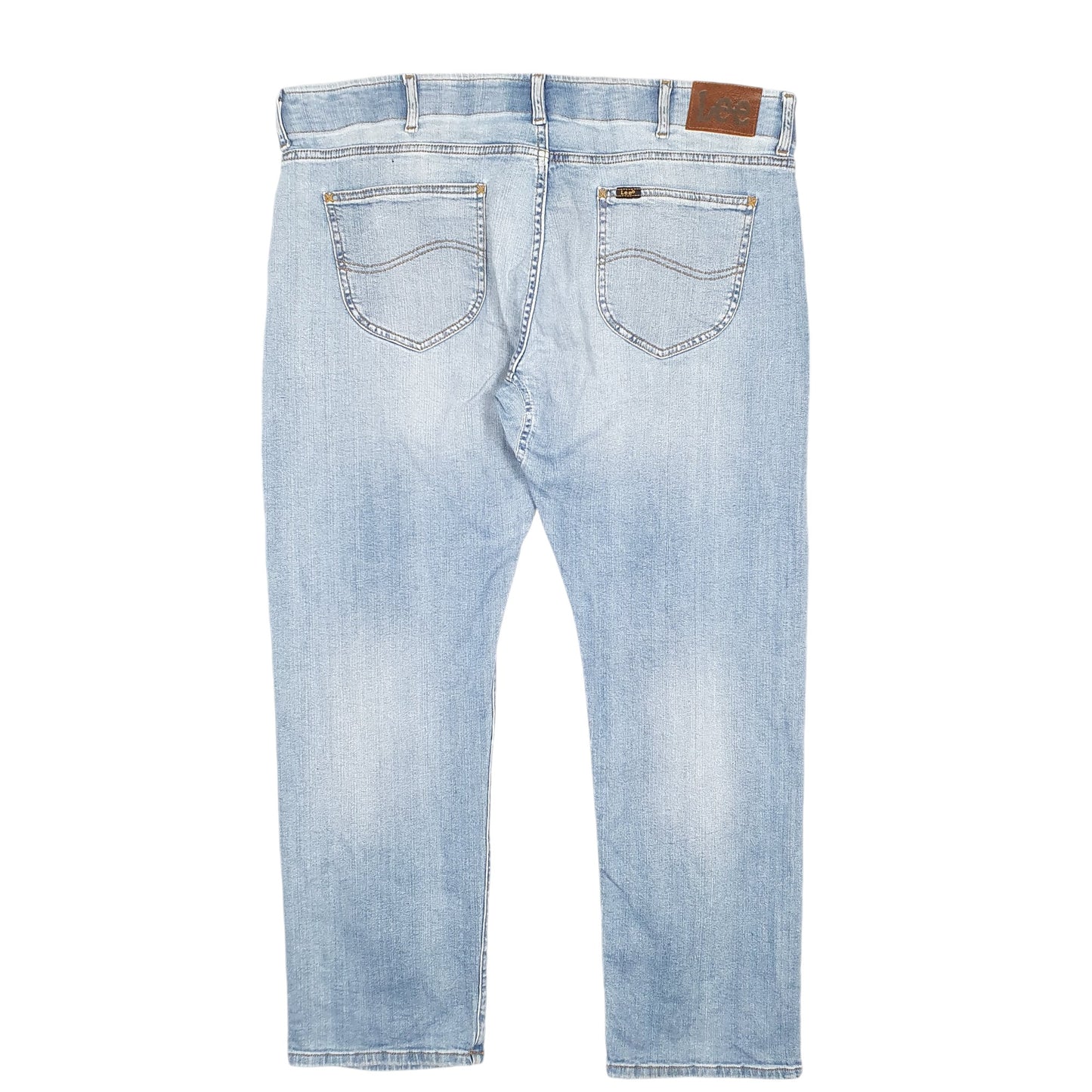 Mens Blue Lee Straight Stretch Casual JeansW38 L30