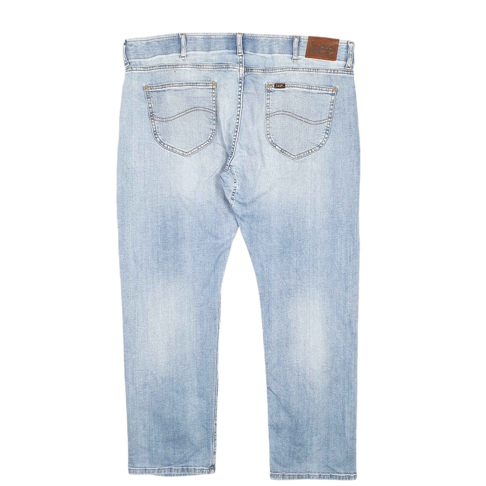 Mens Blue Lee Straight Stretch Casual JeansW38 L30