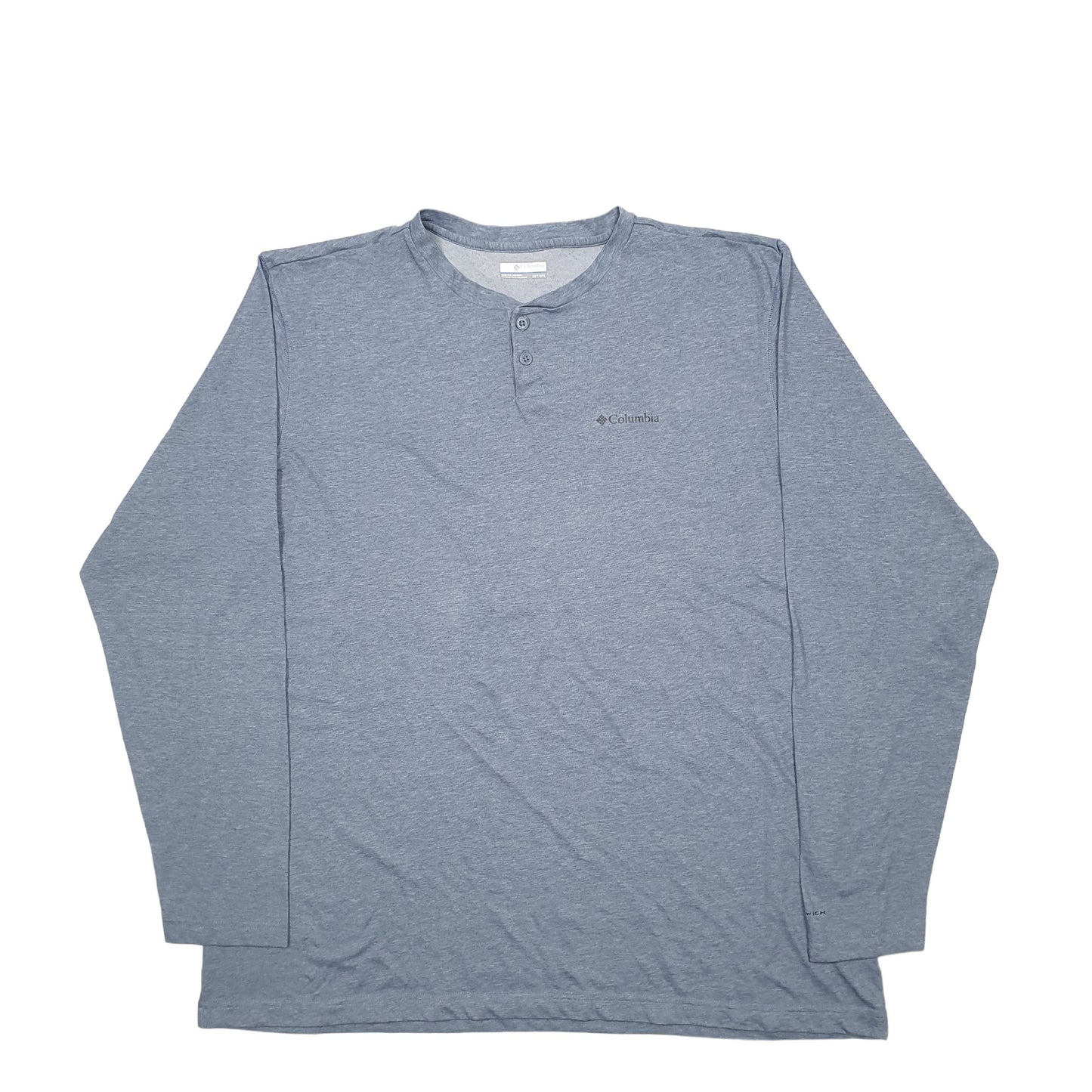 Mens Blue Columbia Sportswear  Long Sleeve T Shirt