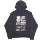 Mens Black Nike Have A Nike Day Spellout Hoodie Jumper
