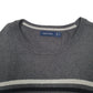 Mens Black Nautica Knit Crewneck Jumper