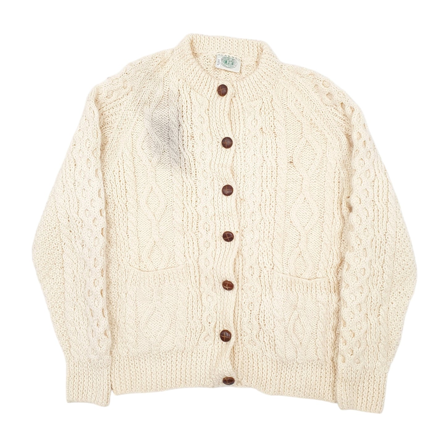 Womens Cream Blarney Woollen Mills  Cardigan Jumper