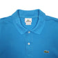 Mens Blue Lacoste  Short Sleeve Polo Shirt
