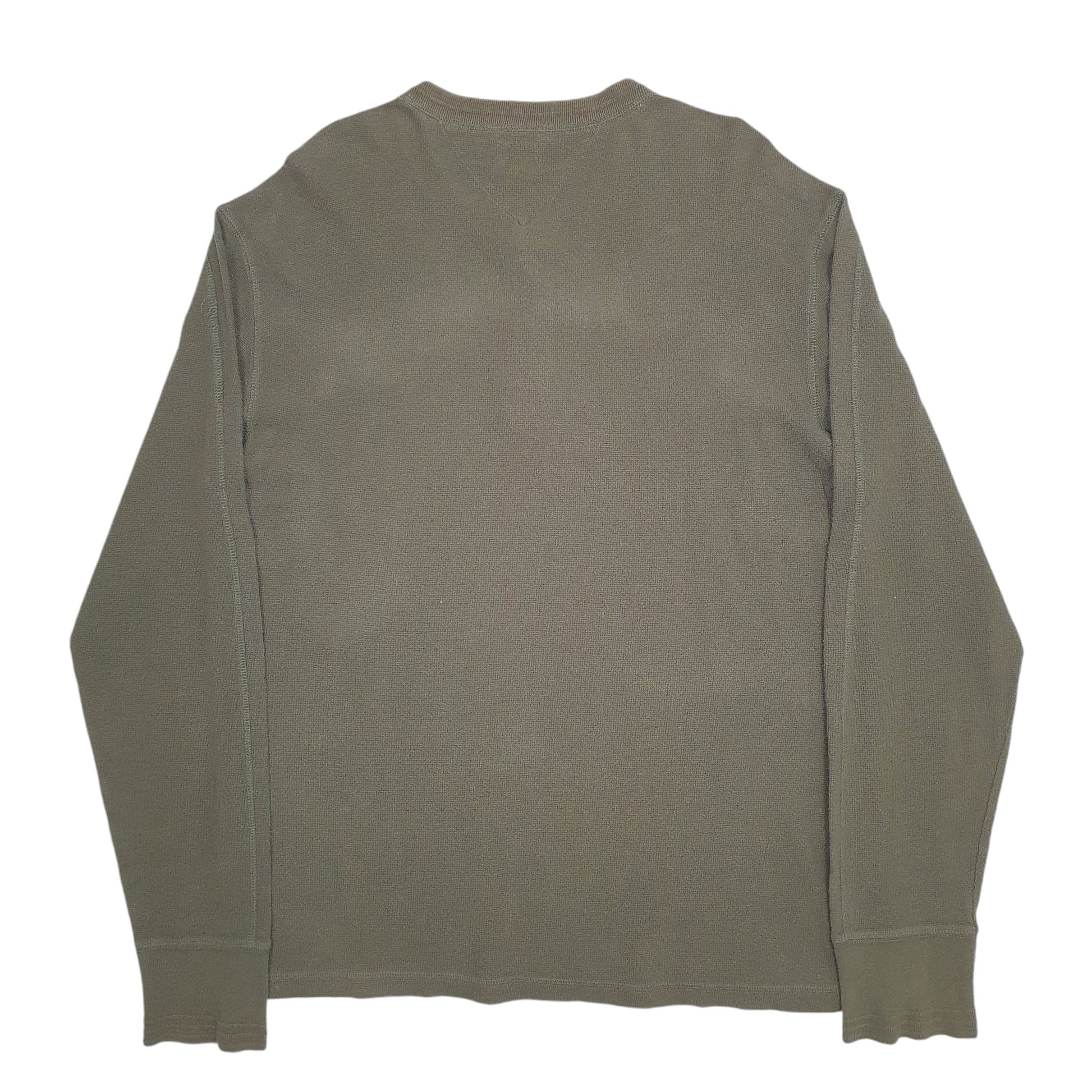 Mens Khaki Tommy Hilfiger  Crewneck Jumper