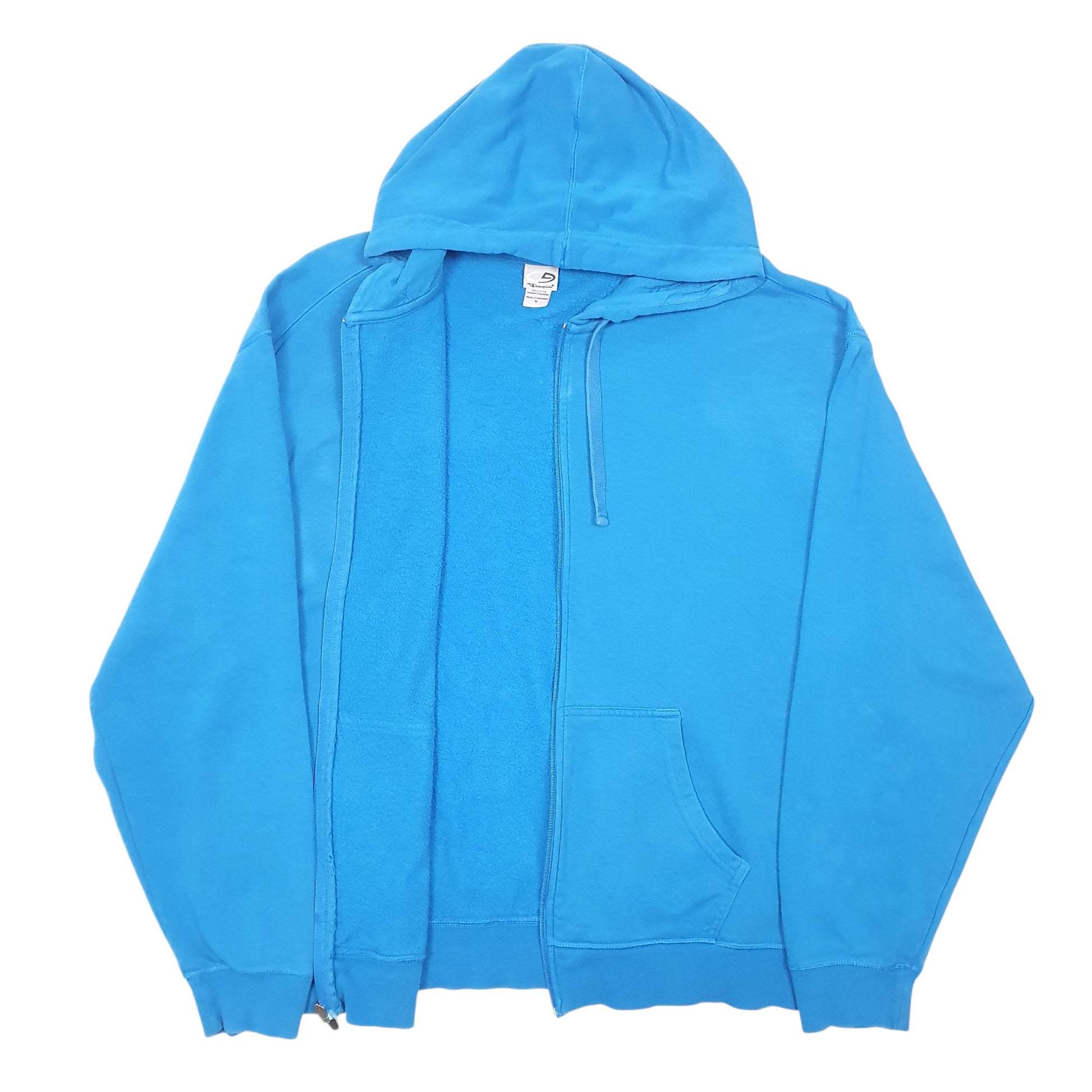 Mens Champion Blue Full Zip Hoodie C9 Jumper XL – Bundl Clothing