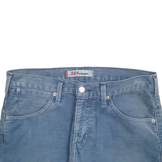 Mens Blue Levis  Corduroy Trousers