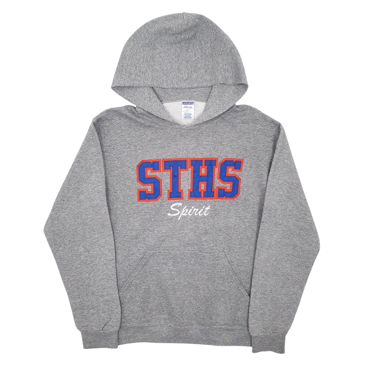 Mens Grey Jerzees  Hoodie Jumper