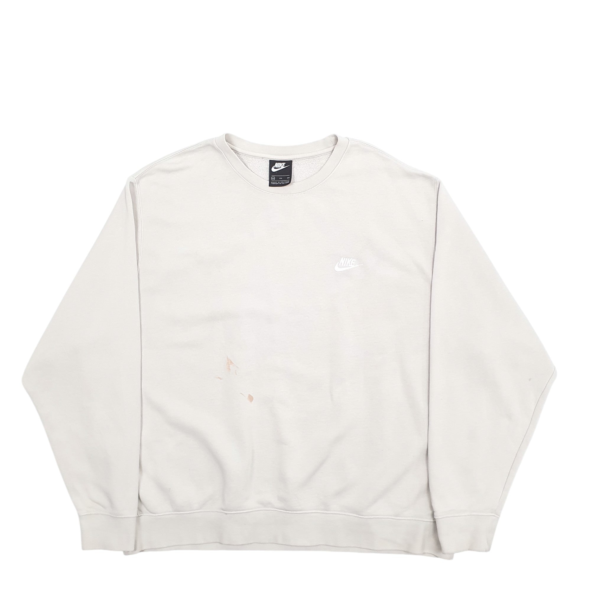 nike crewneck sweatshirt beige