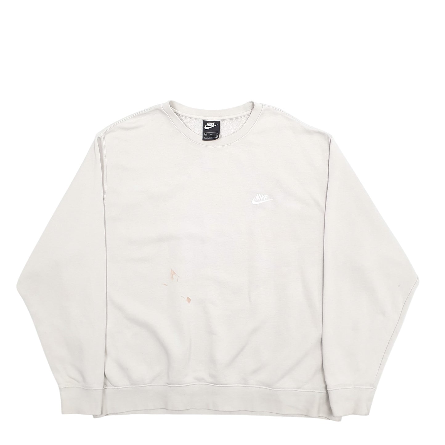 Mens Beige Nike  Crewneck Jumper