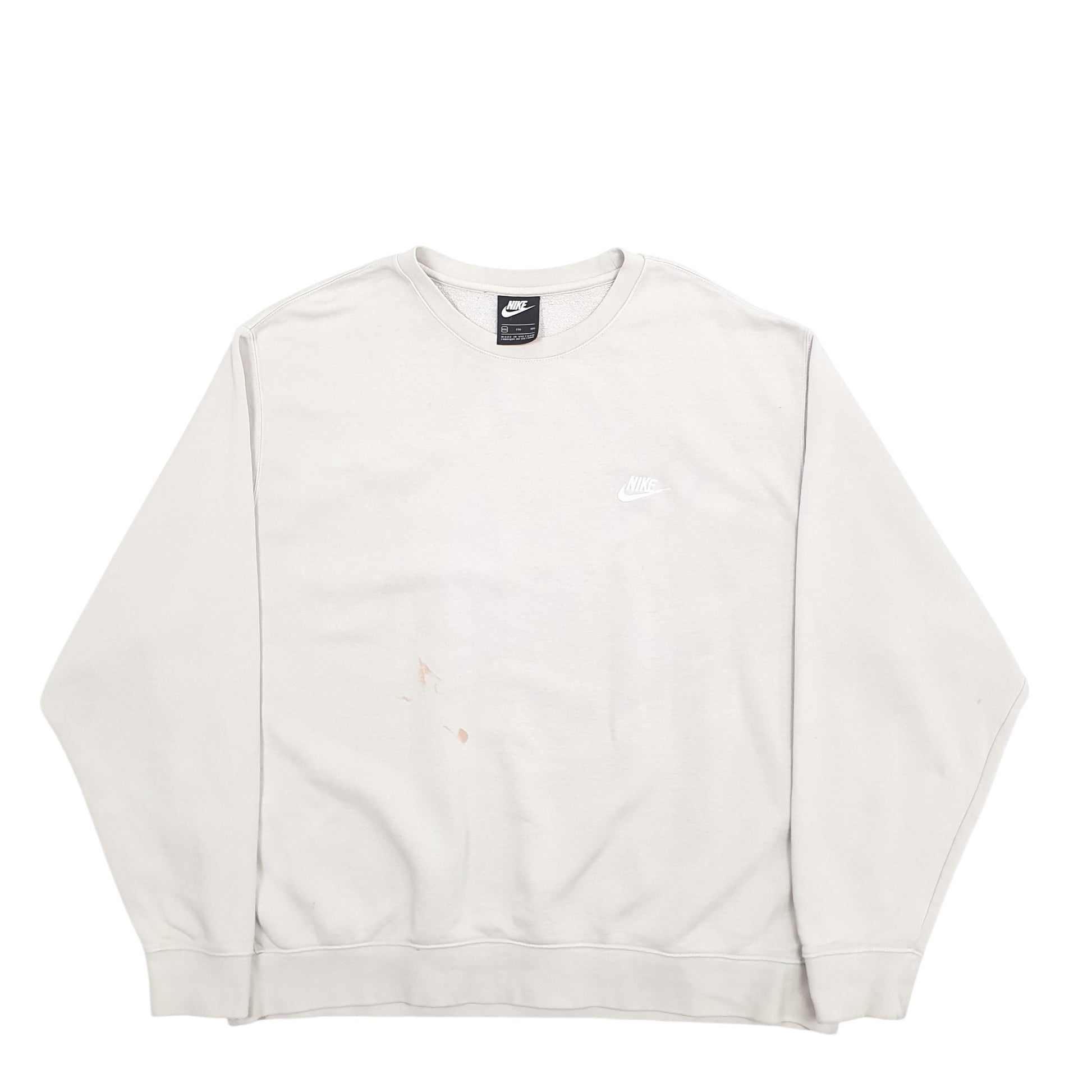 Mens Beige Nike  Crewneck Jumper