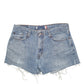 Womens Blue Levis  Denim Shorts
