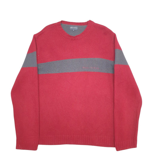 Mens Red Marc O Polo Knit Crewneck Jumper