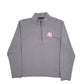 Womens Grey Adidas AQ Quarter Zip Jumper