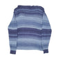 Womens Navy Chaps Knit Striped Crewneck Jumper
