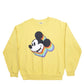 Mens Yellow Disney Mickey Mouse Crewneck Jumper