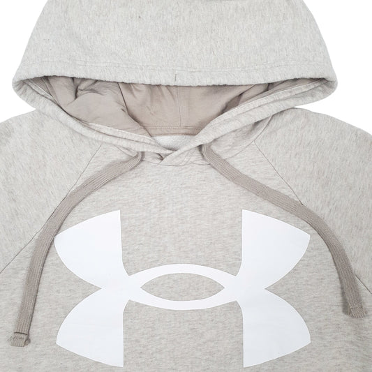 Mens Beige Under Armour  Hoodie Jumper