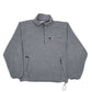 Mens Grey L.L.Bean  Quarter Zip Jumper