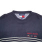 Mens Navy Tommy Hilfiger Knit 90's Vintage Sailing Crewneck Jumper