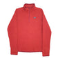 Womens Red Patagonia  Quarter Zip Jumper