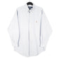 Mens White Ralph Lauren Oxford Long Sleeve Shirt