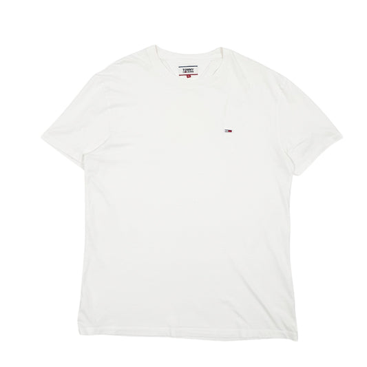 Mens White Tommy Hilfiger  Short Sleeve T Shirt