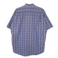 Mens Blue Lacoste  Short Sleeve Shirt