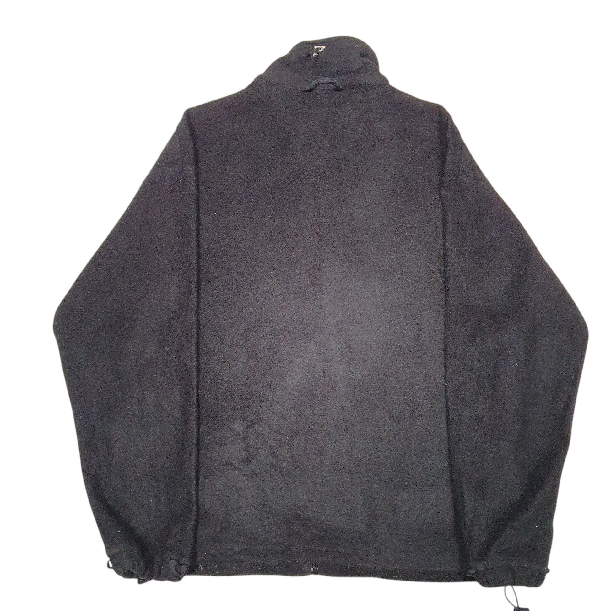 Mens Black Fila  Full Zip Jumper