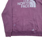 Womens Purple The North Face Spellout Hoodie Jumper