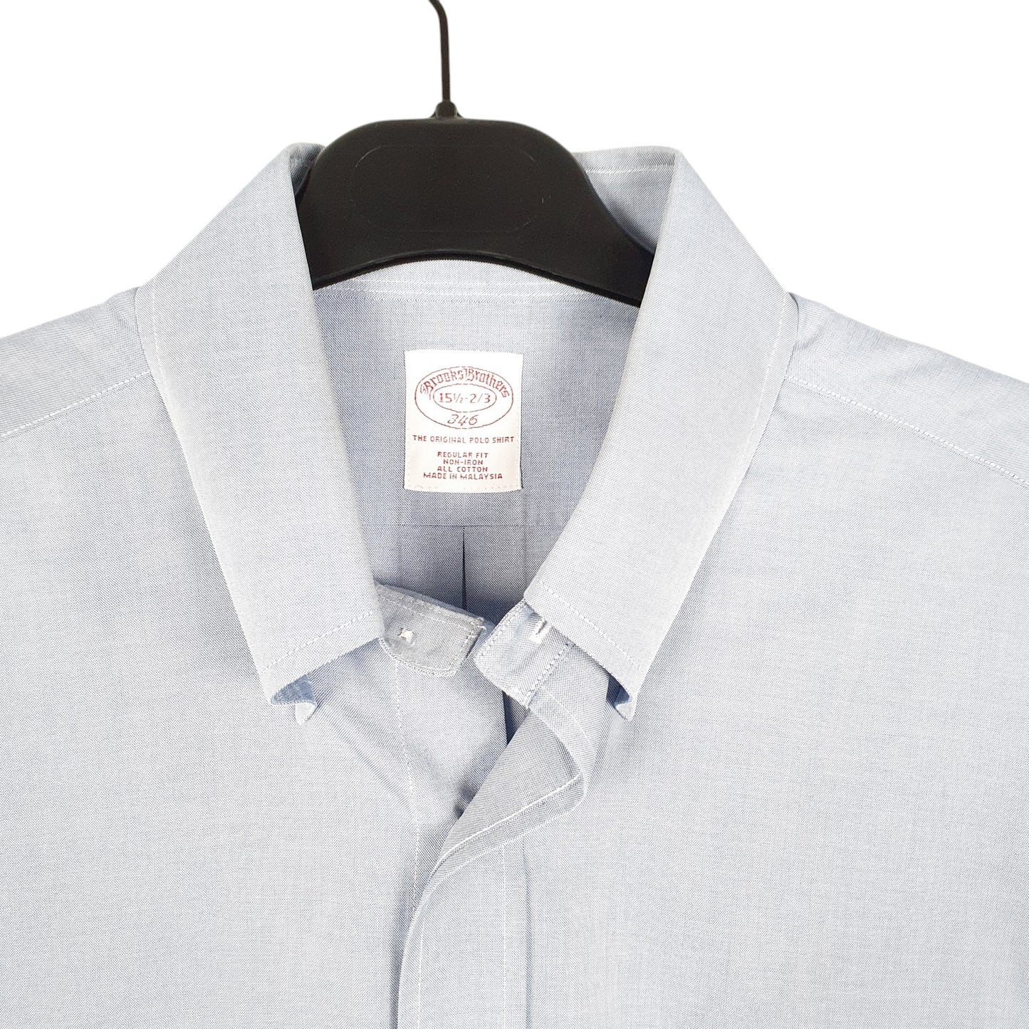 Mens Blue Brooks Brothers 346 Long Sleeve Shirt