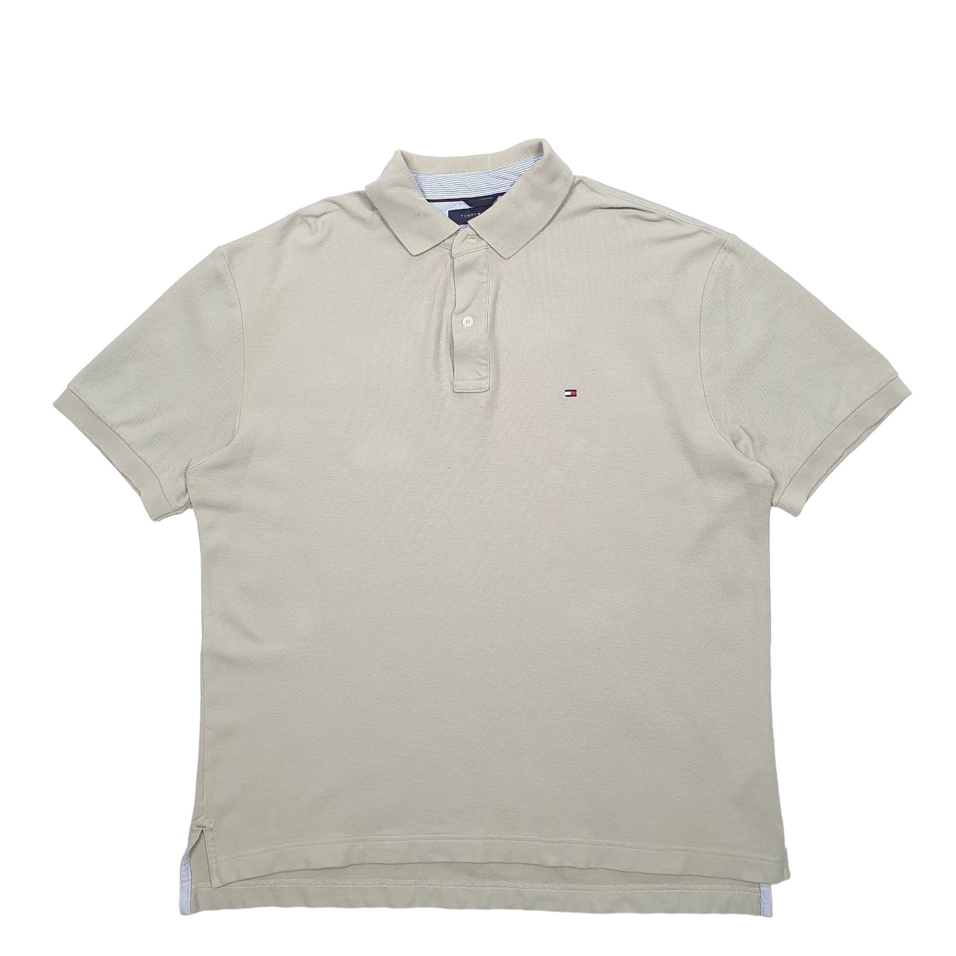 Mens Green Tommy Hilfiger  Short Sleeve Polo Shirt