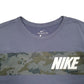 Mens Grey Nike Spellout Short Sleeve T Shirt