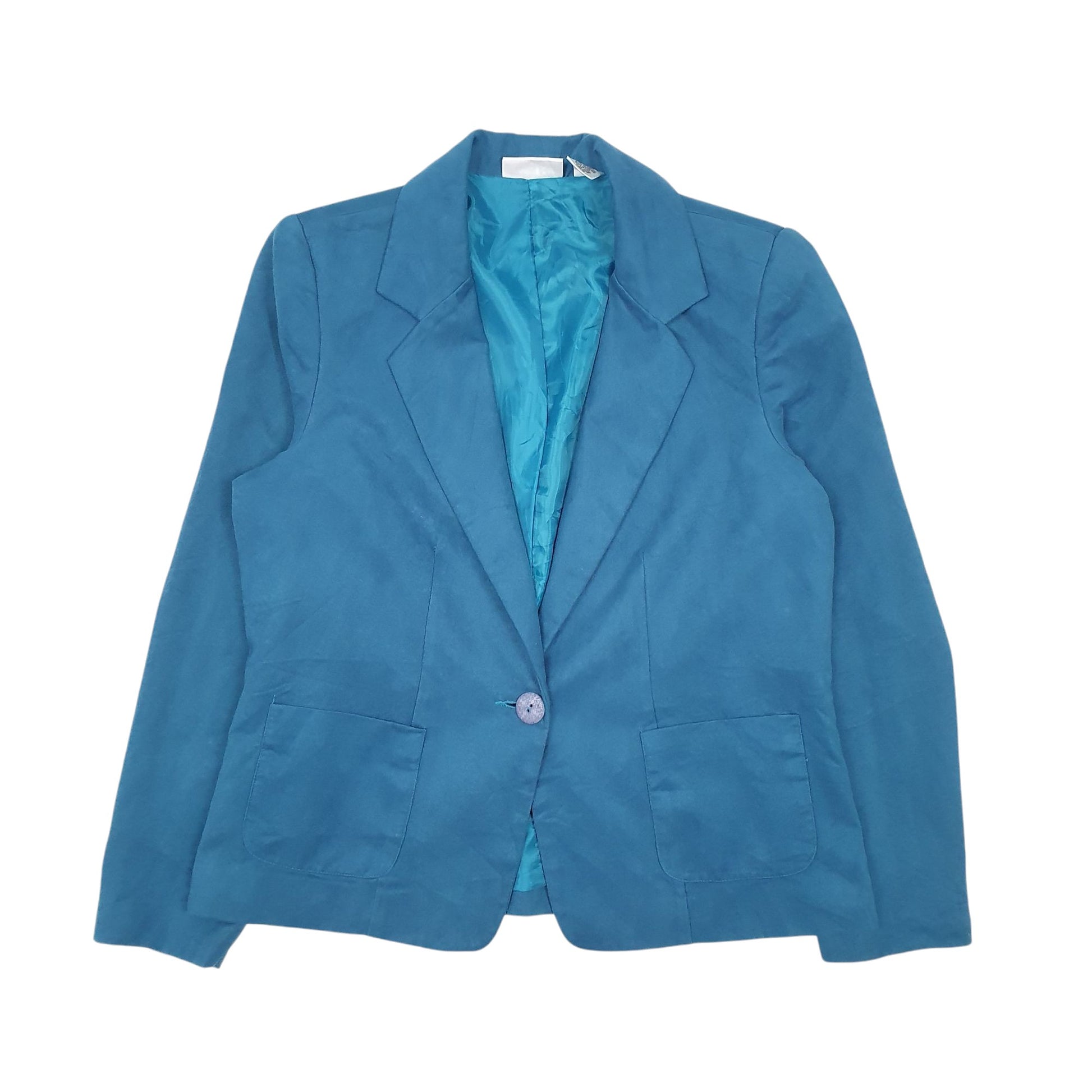 Womens Blue Carrol Reed  Full Zip Coat