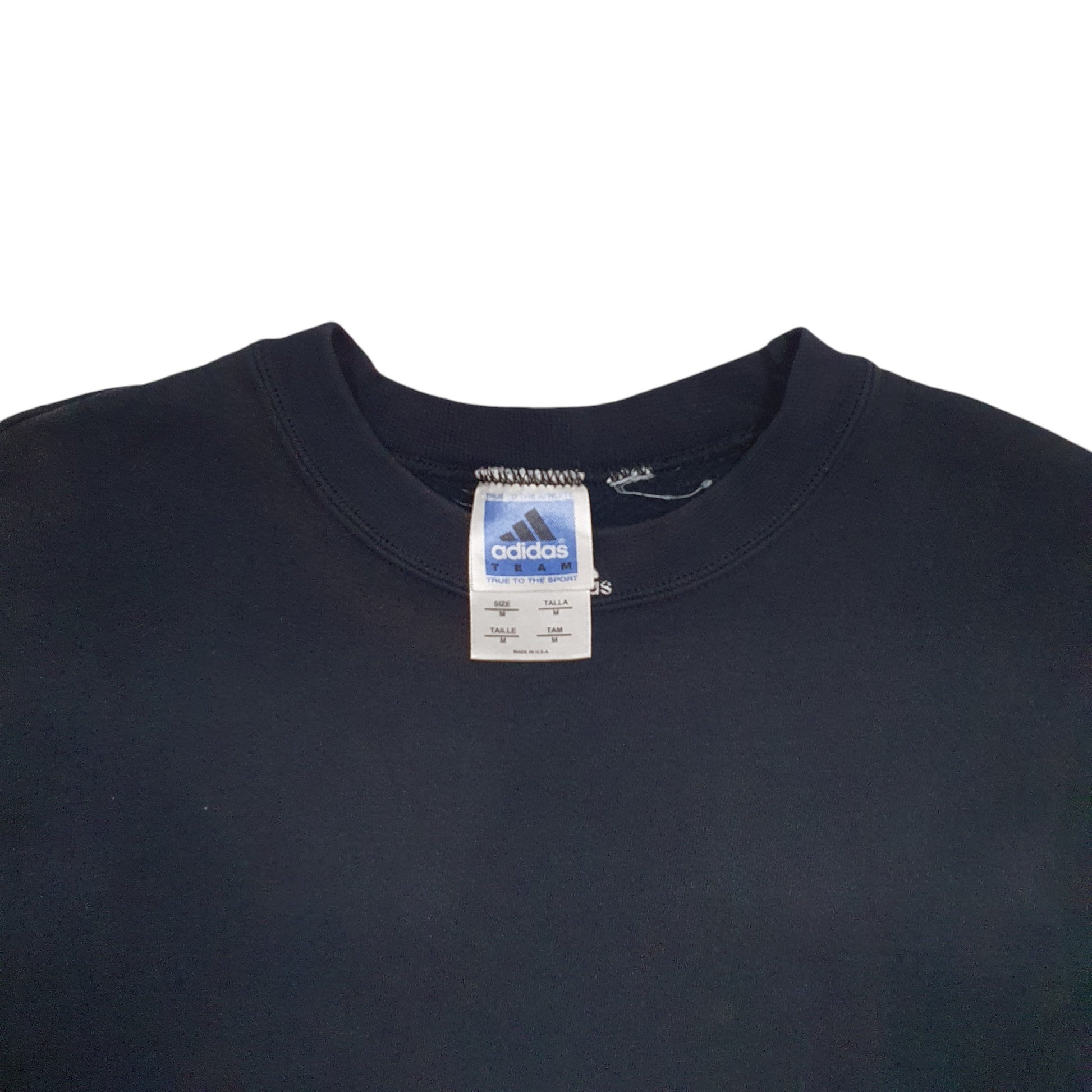 Mens Black Adidas  Crewneck Jumper