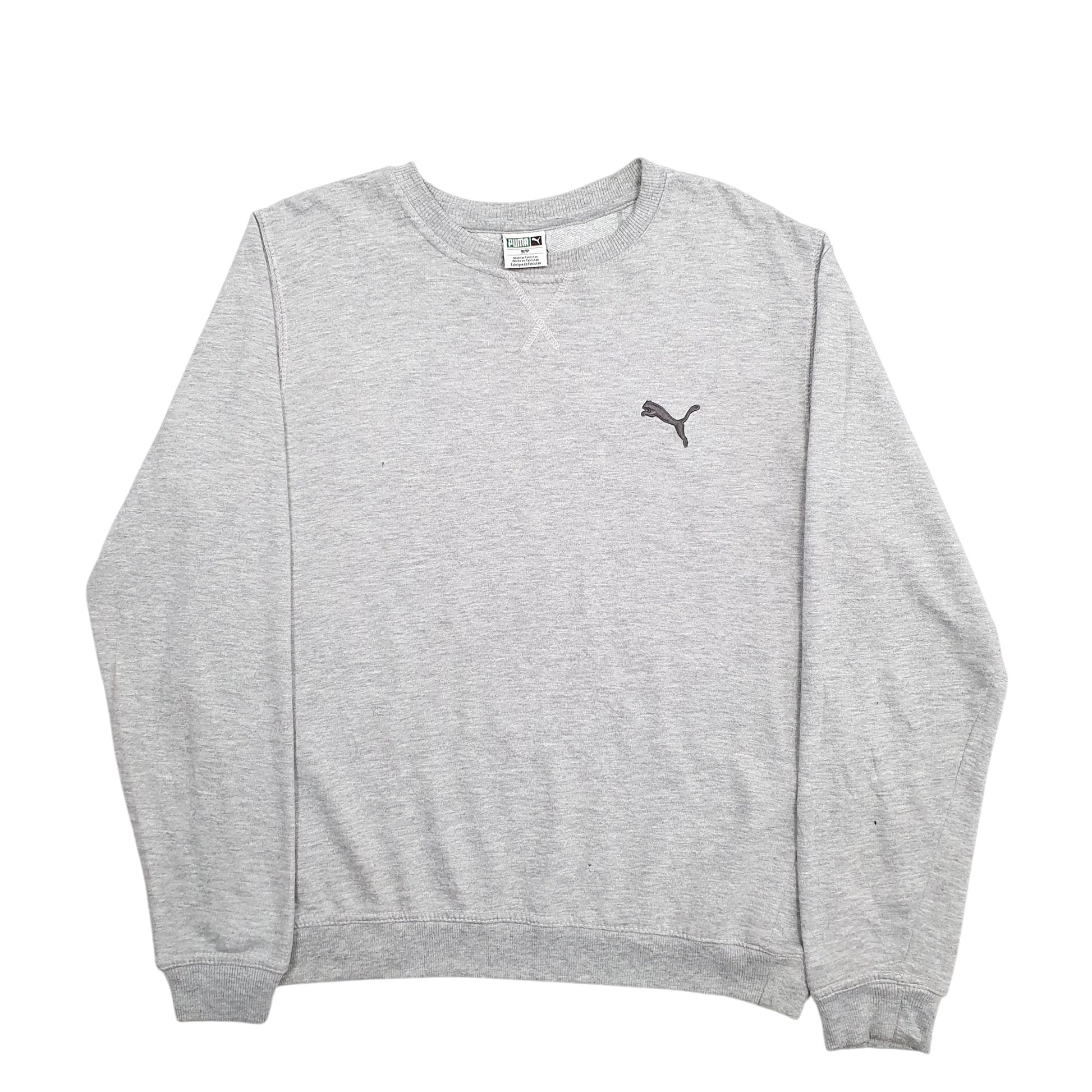 Womens Grey Puma  Crewneck Jumper