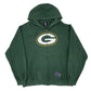 Mens Green NFL Green Bay Packers Full Zip Jumper
