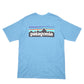 Mens Blue Patagonia Responsible Tee Spellout Short Sleeve T Shirt