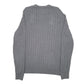Mens Grey Croft & Barrow Cable Knit Crewneck Jumper