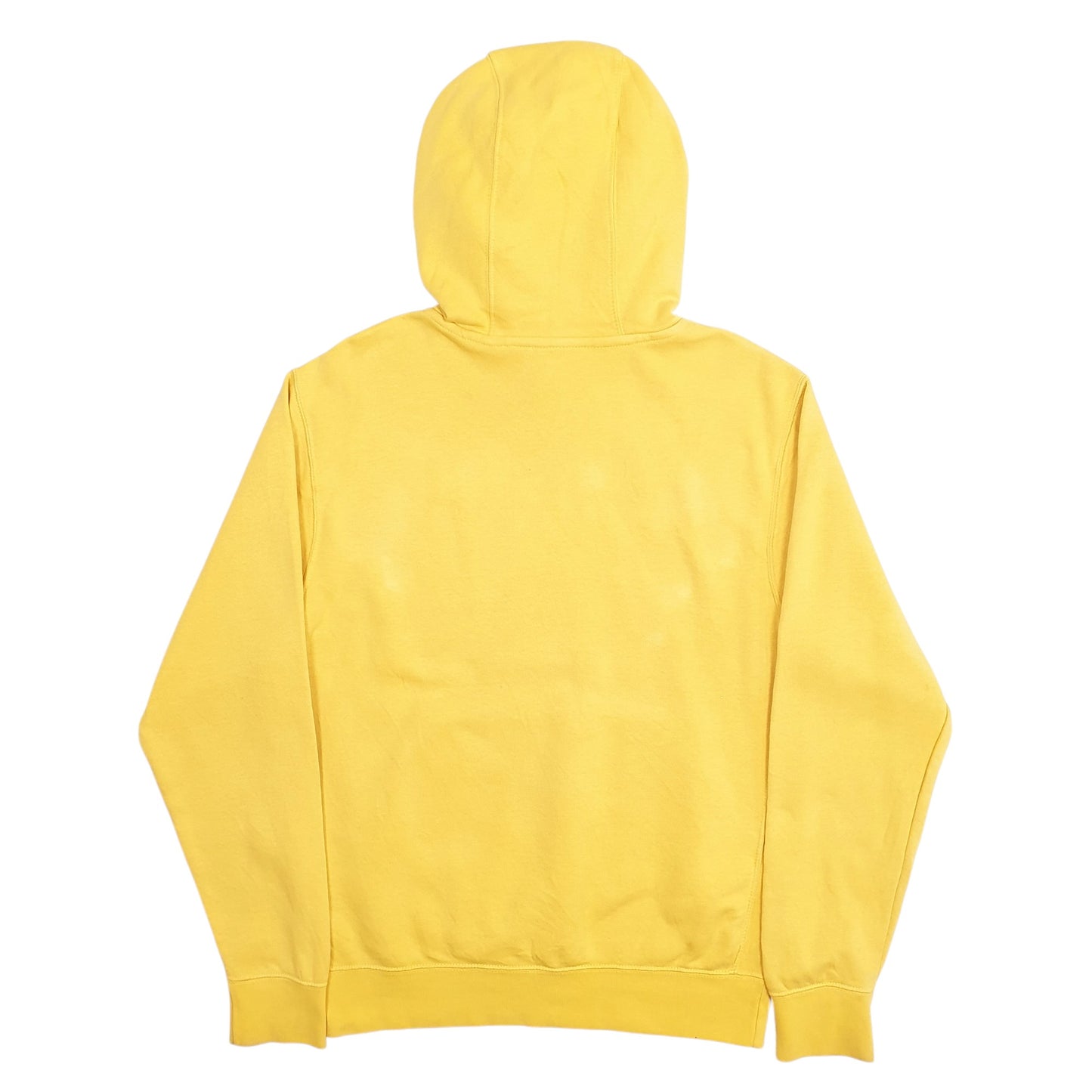 Mens Yellow Nike Spellout Hoodie Jumper
