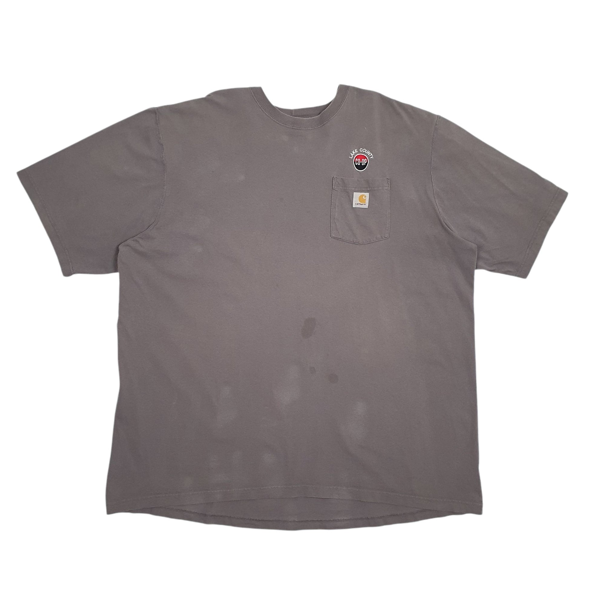 Mens Grey Carhartt  Short Sleeve T Shirt