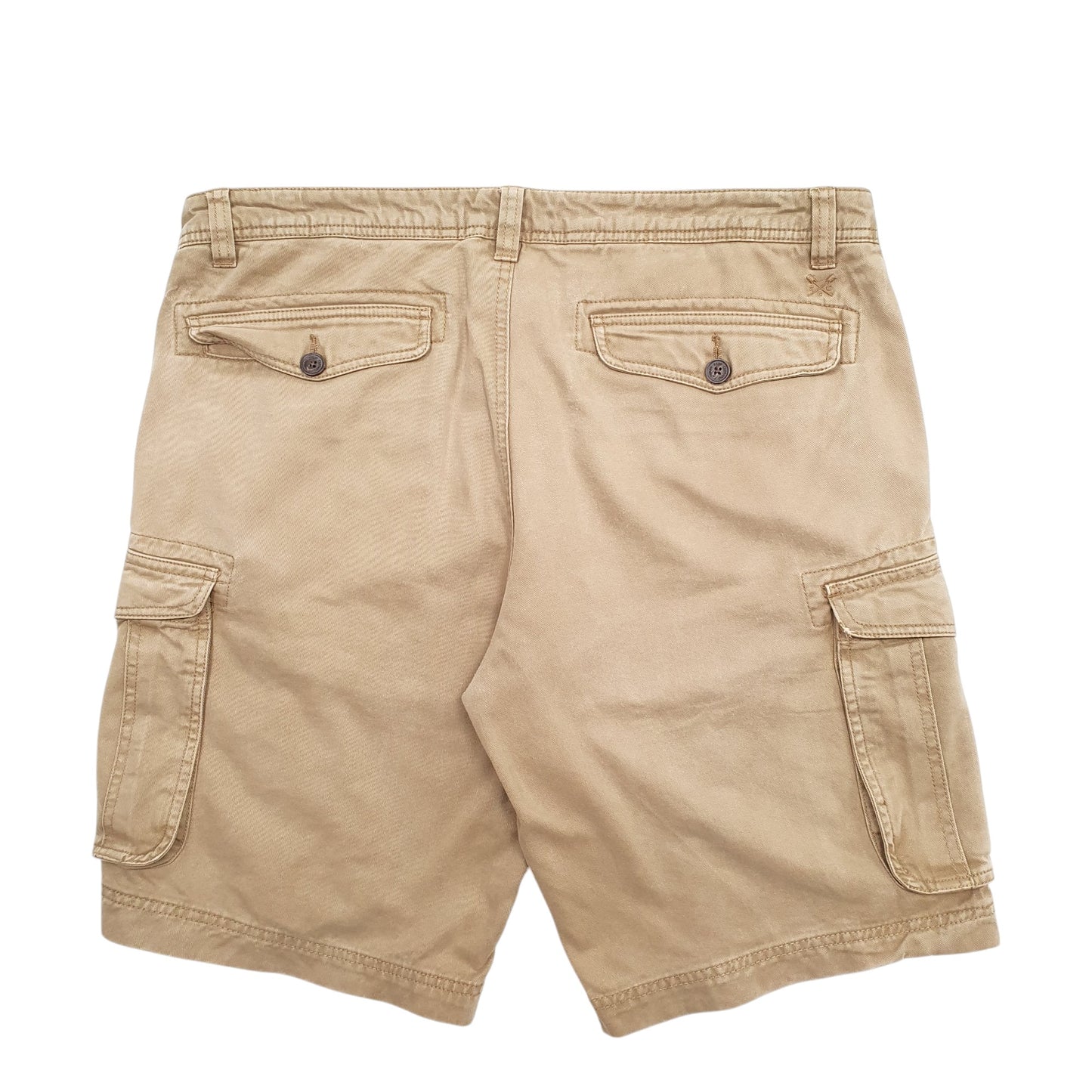 Mens Beige Crew Clothing Company  Cargo Shorts