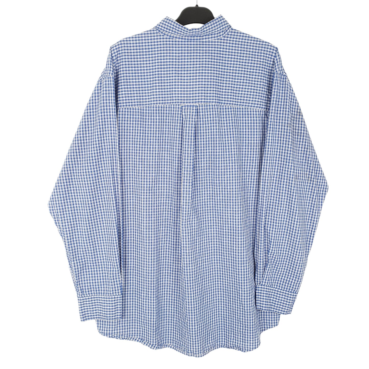 Mens Blue Chaps  Long Sleeve Shirt