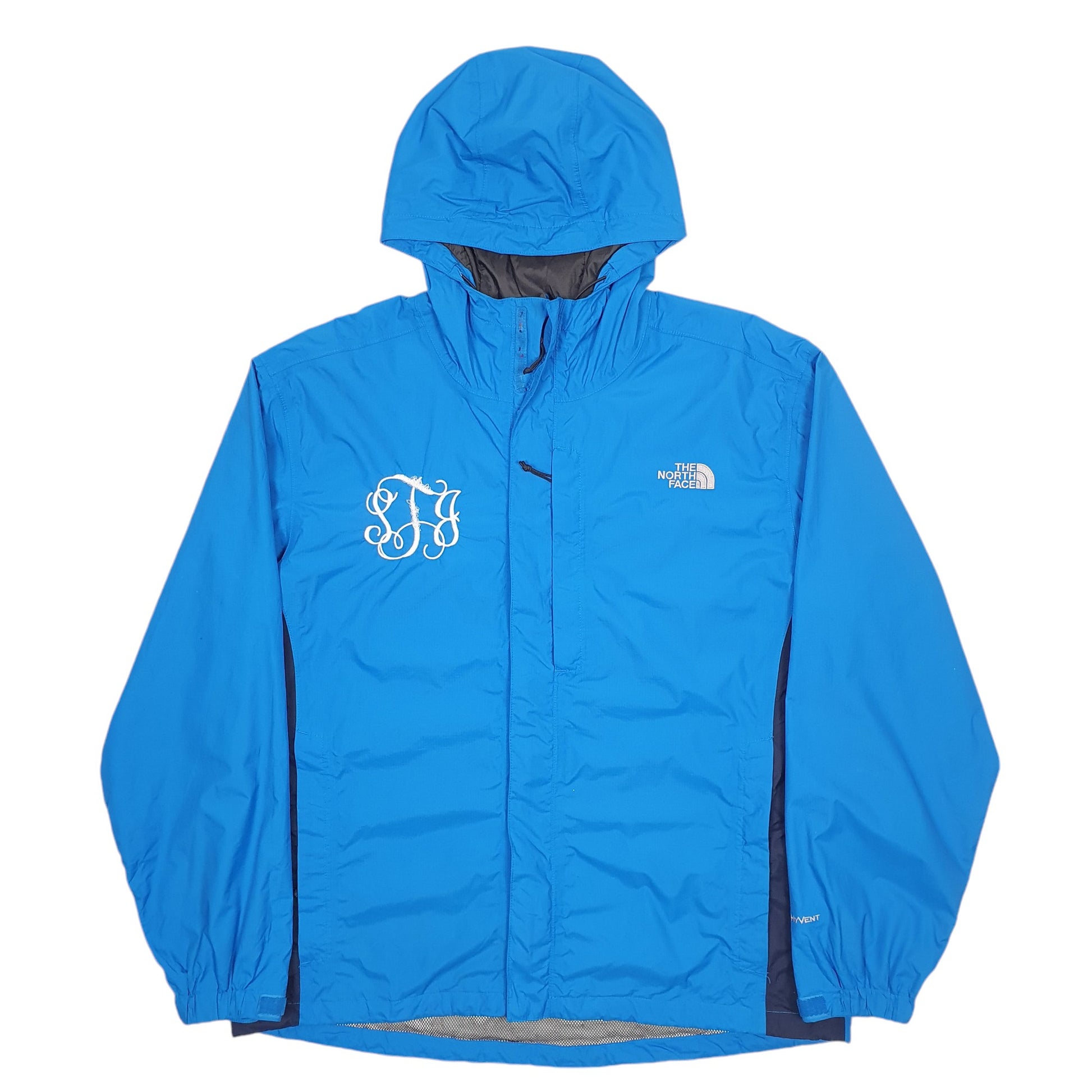 Mens Blue The North Face Windbreaker Rain Lined  Coat