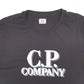 Mens Black CP Company Logo Print Short Sleeve T Shirt