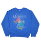 Mens Blue Disney Little Mermaid Crewneck Jumper